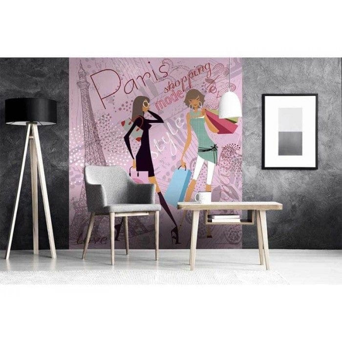 Flizelīna fototapetes - bērnu istabai - Parīzes stils 225 x 250 cm D-ART