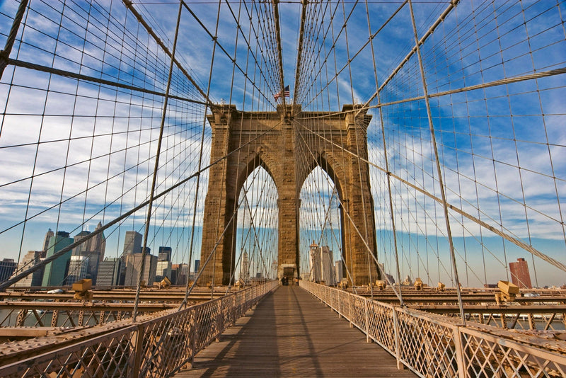 Flizelīna fototapetes - Bruklinas tilts Ņujorkā D-ART