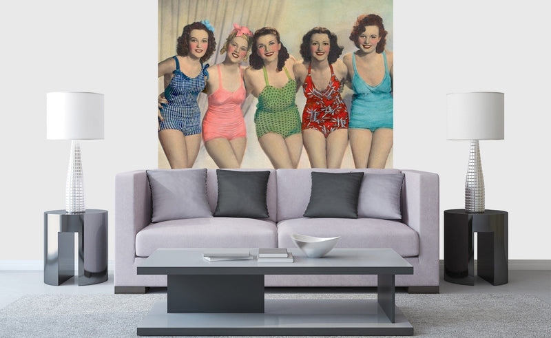 Flizelīna fototapetes - Burvīgas dāmas 225 x 250 cm D-ART