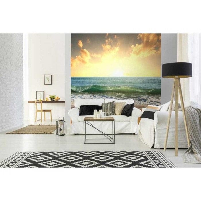 Flizelīna fototapetes - Saulriets jūrā 225 x 250 cm D-ART