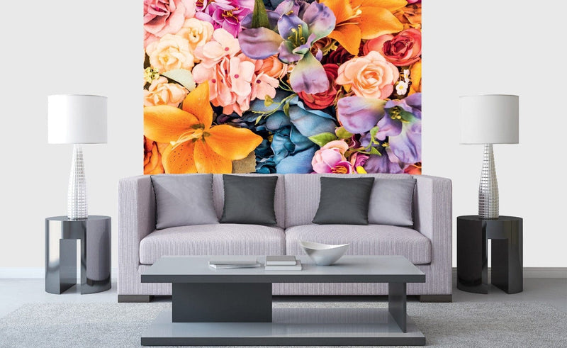 Flizelīna fototapetes - Vintāžas ziedi 225 x 250 cm D-ART