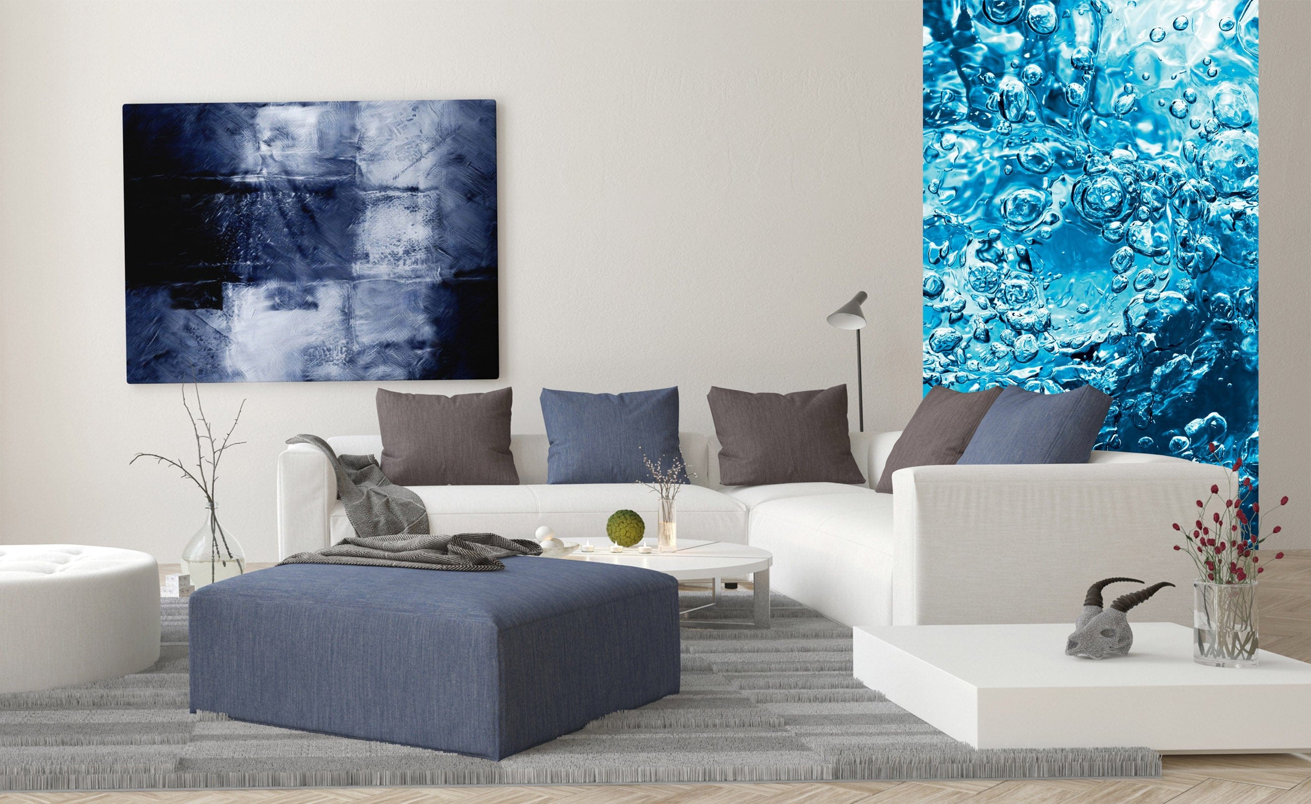 Flizelīna fototapetes - virtuvei - Dzirkstošs ūdens 150 x 250 cm D-ART