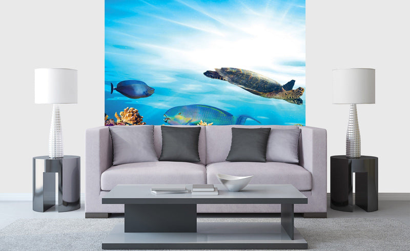 Flizelīna fototapetes - Zemūdens dzīve 225 x 250 cm D-ART