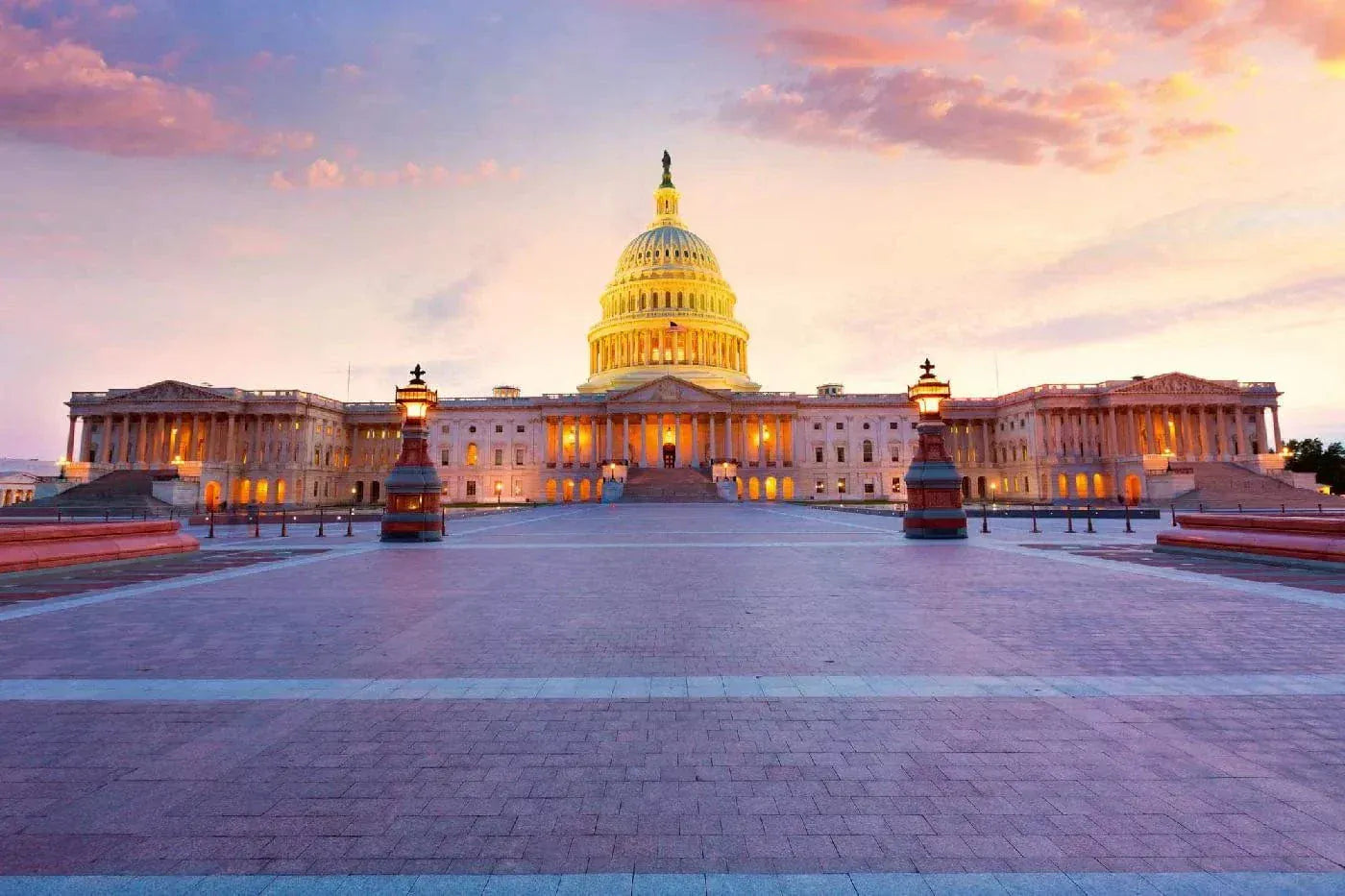 Fototapetes ar ASV tematiku - ASV Kapitolija ēka, 375x250 cm D-ART