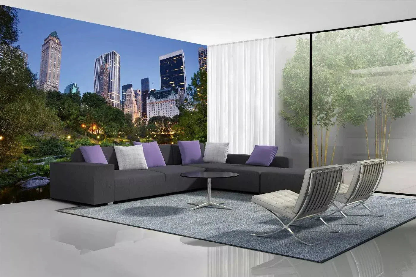 Fototapetes ar ASV tematiku - Centrālais parks Ņujorkā, 375x250 cm D-ART