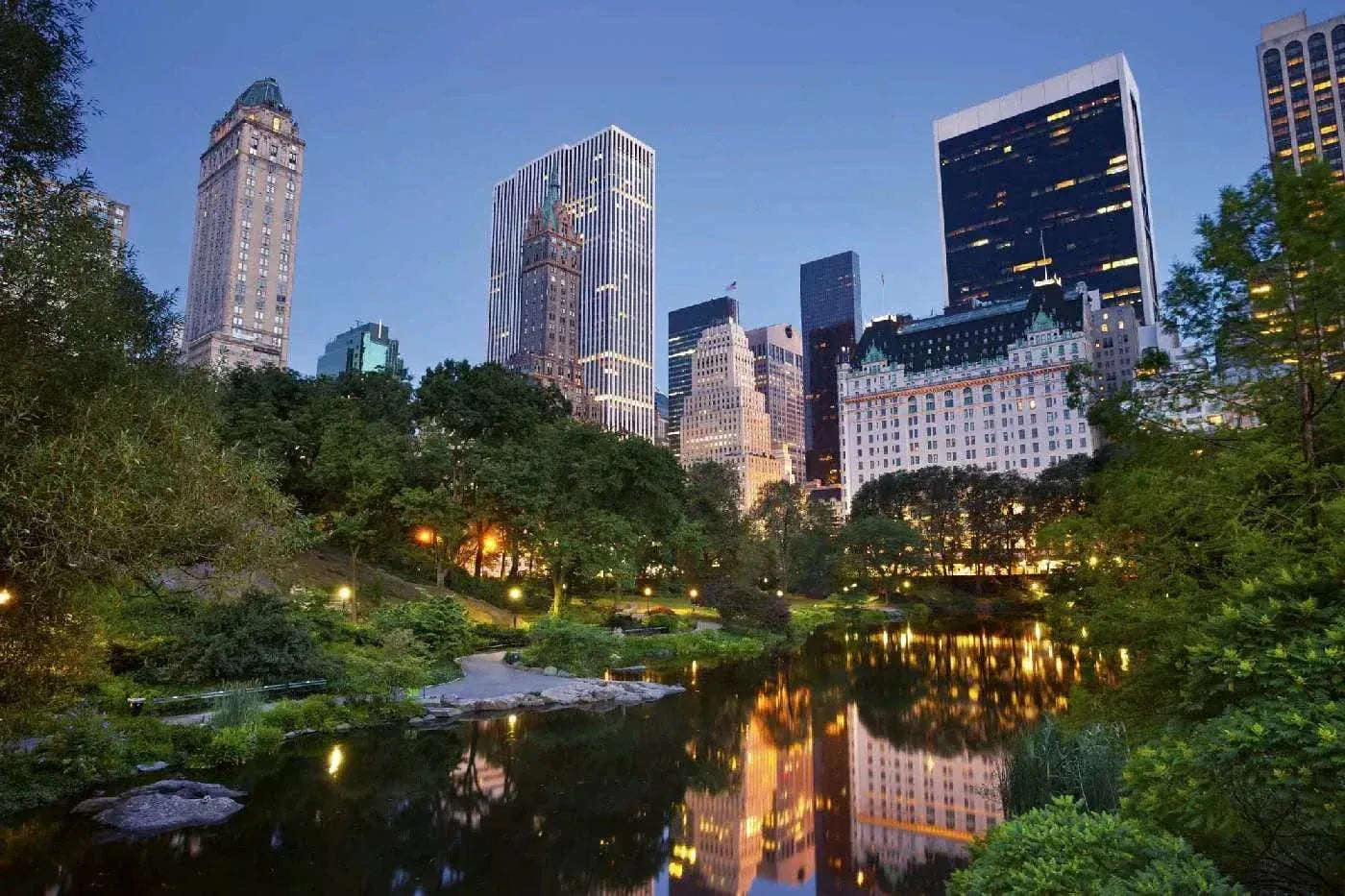 Fototapetes ar ASV tematiku - Centrālais parks Ņujorkā, 375x250 cm D-ART