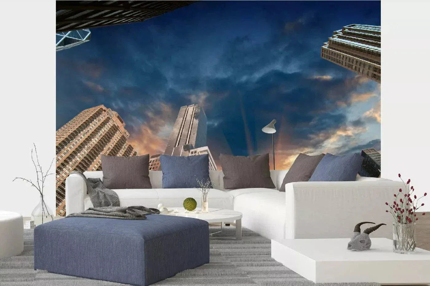 Fototapetes ar ASV tematiku - Skats uz Manhetenas debesskrāpjiem, 375x250 cm D-ART