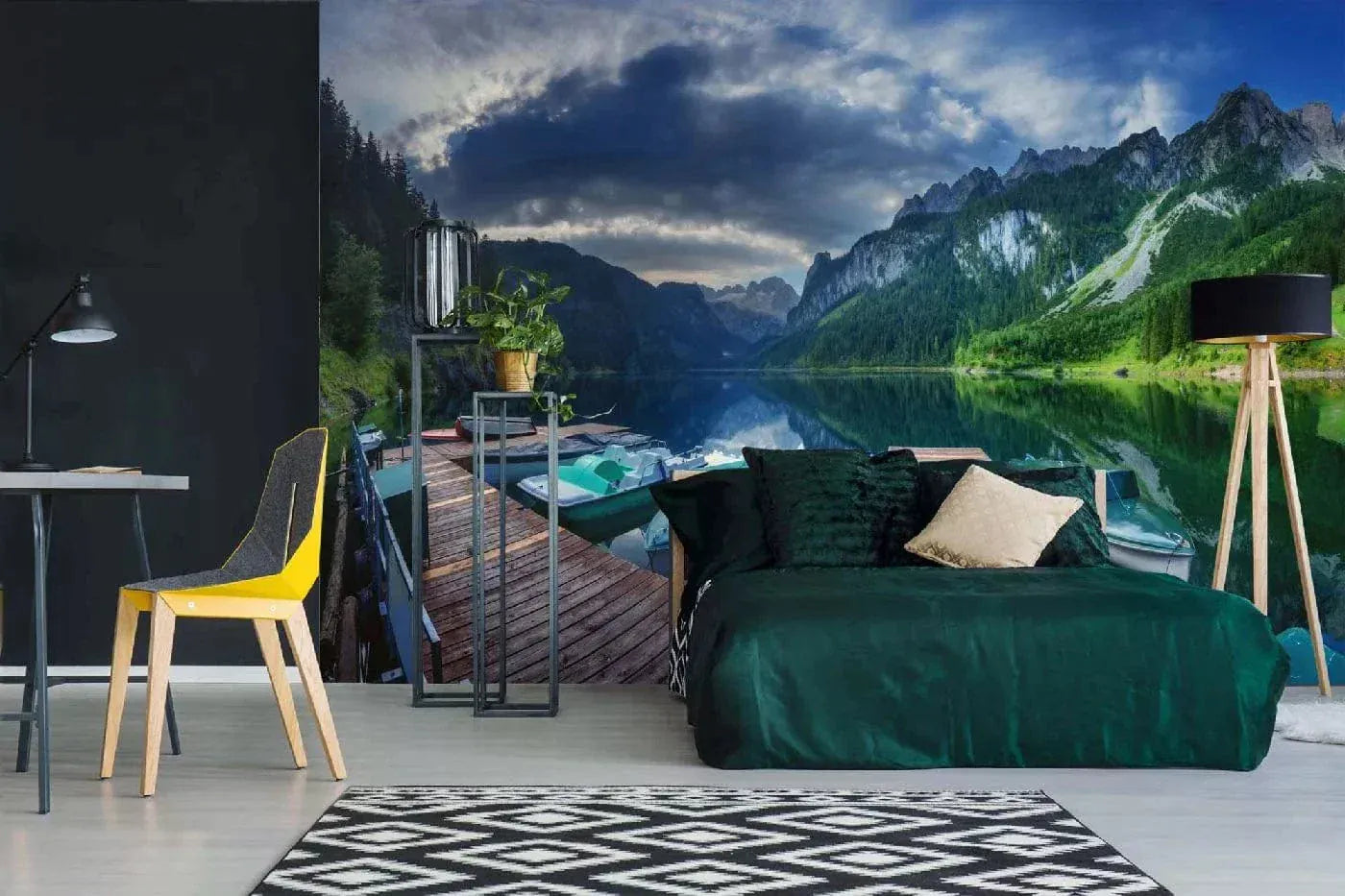 Fototapetes ar dabu - Gosausee ezers, 375x250 cm D-ART