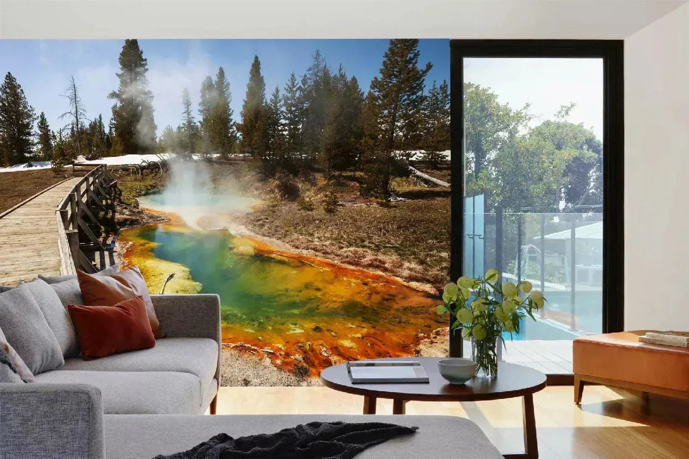 Fototapetes ar dabu - Jeloustonas parks, 375x250 cm D-ART