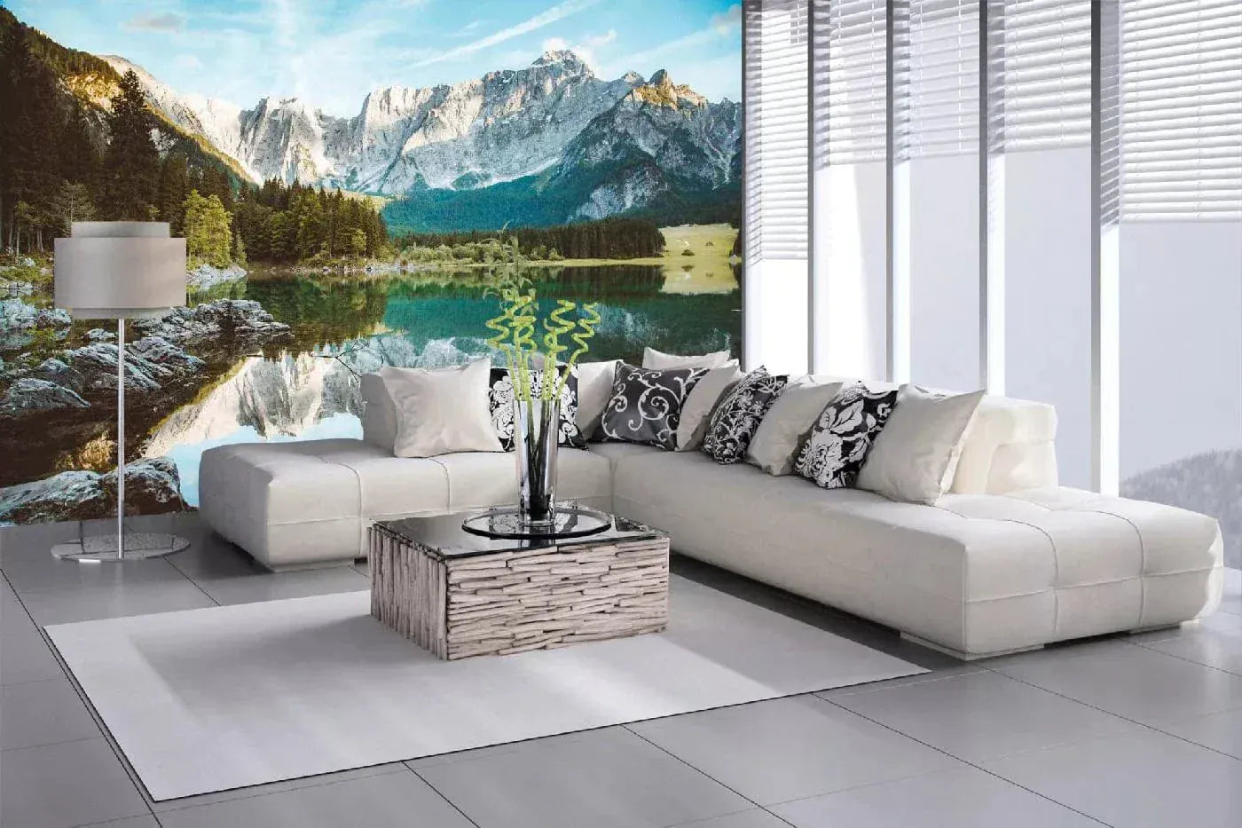 Fototapetes ar dabu - Superior Fusine ezers, 375x250 cm D-ART