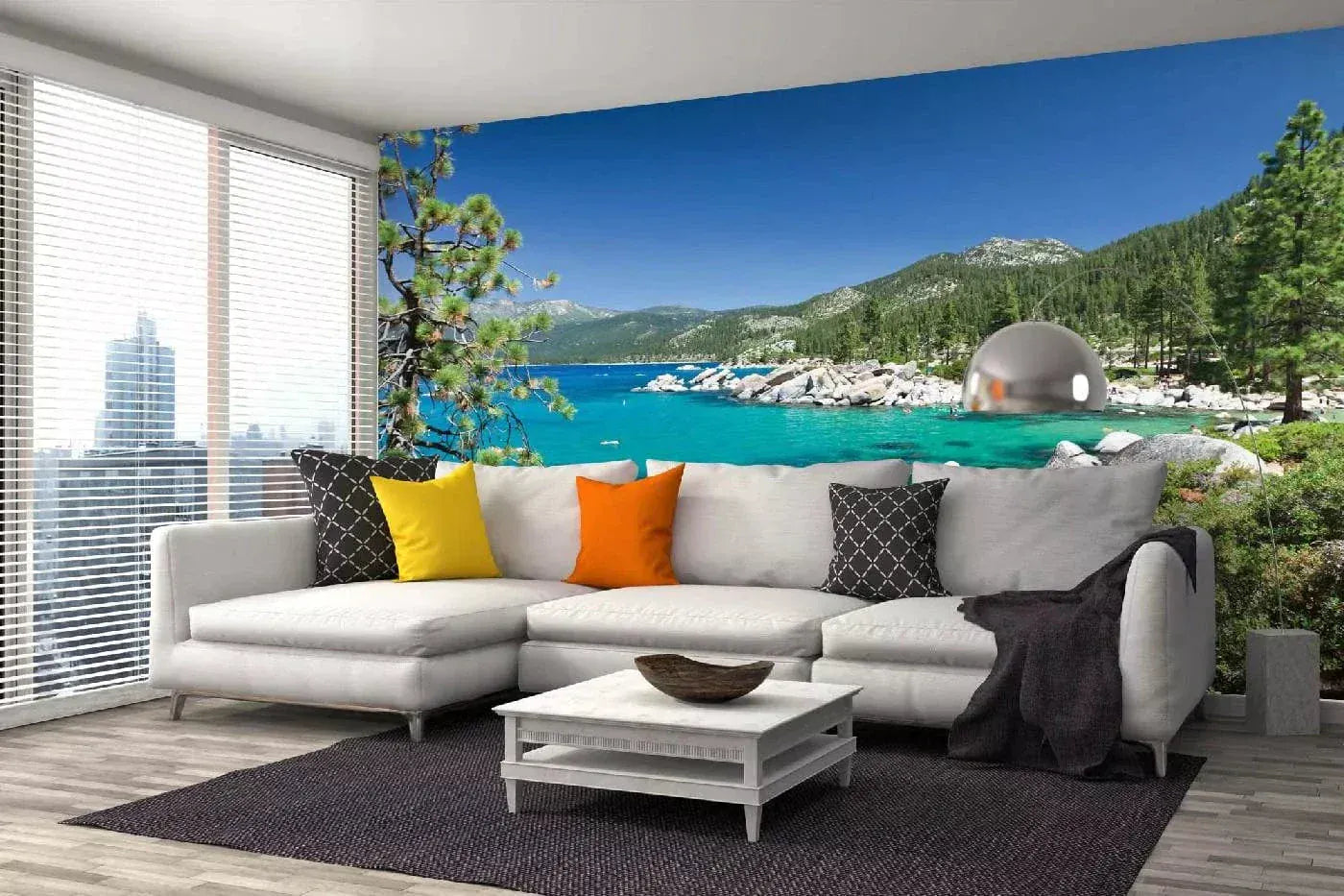 Fototapetes ar ezeru - Tahoe ezers, 375x250 cm D-ART