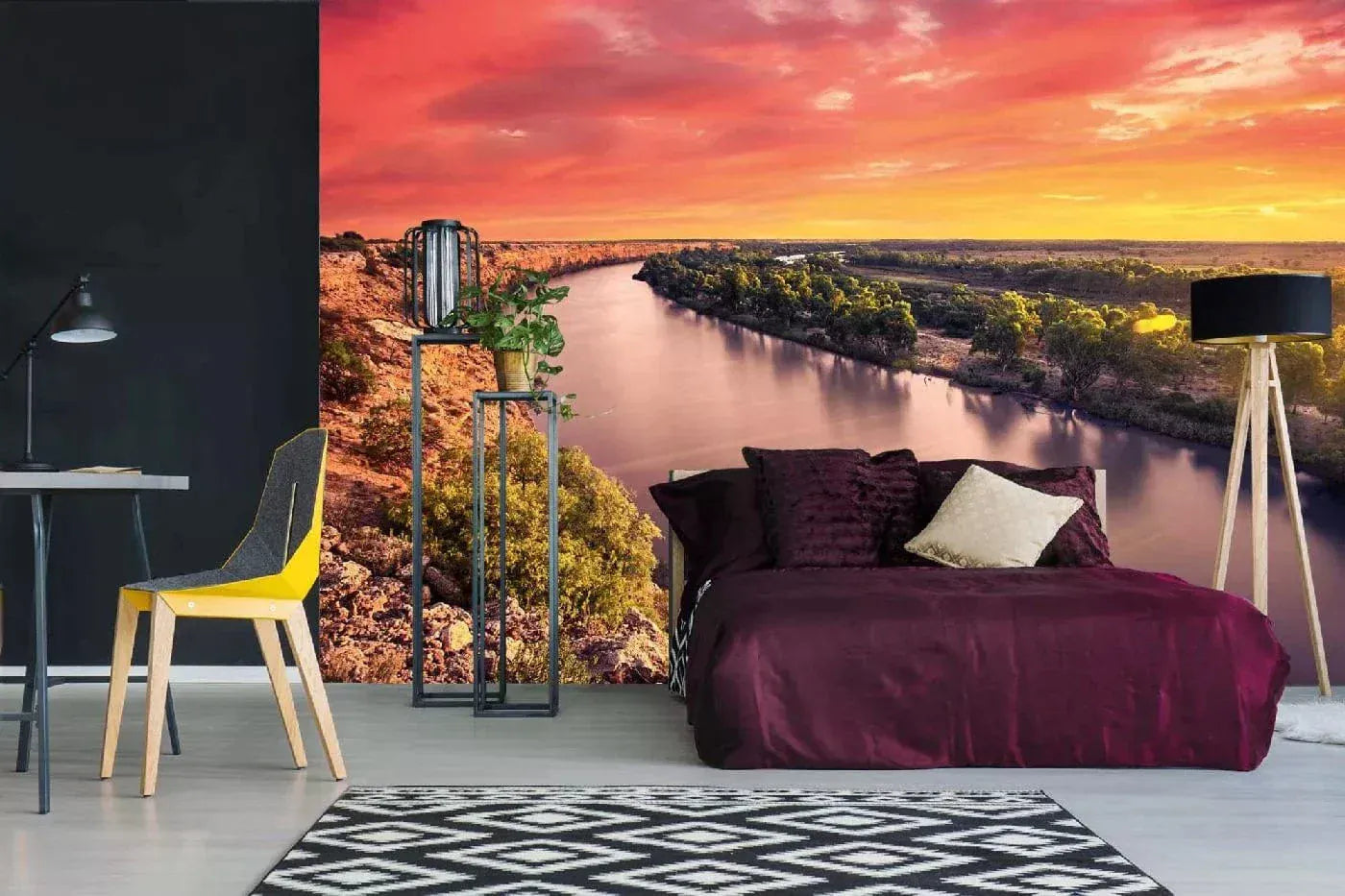 Fototapetes ar skaistu ainavu - Murray upe, Austrālija, 375x250 cm D-ART