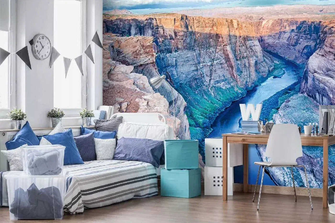 Fototapetes ar skaistu ainavu - Pakava līkums, 375x250 cm D-ART