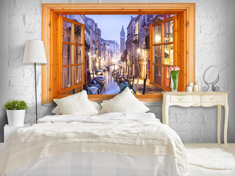 Fototapetes ar skatu no loga - Venēcijas skats, 88975 E-interjers.lv
