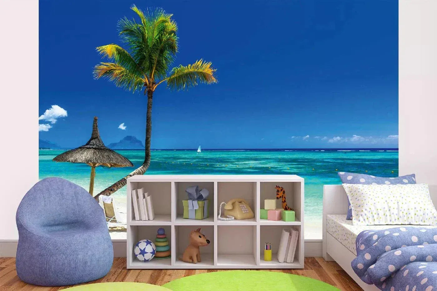 Fototapetes ar tropisko jūras skatu - Maurīcijas sala, N3256, 375x250 cm D-ART