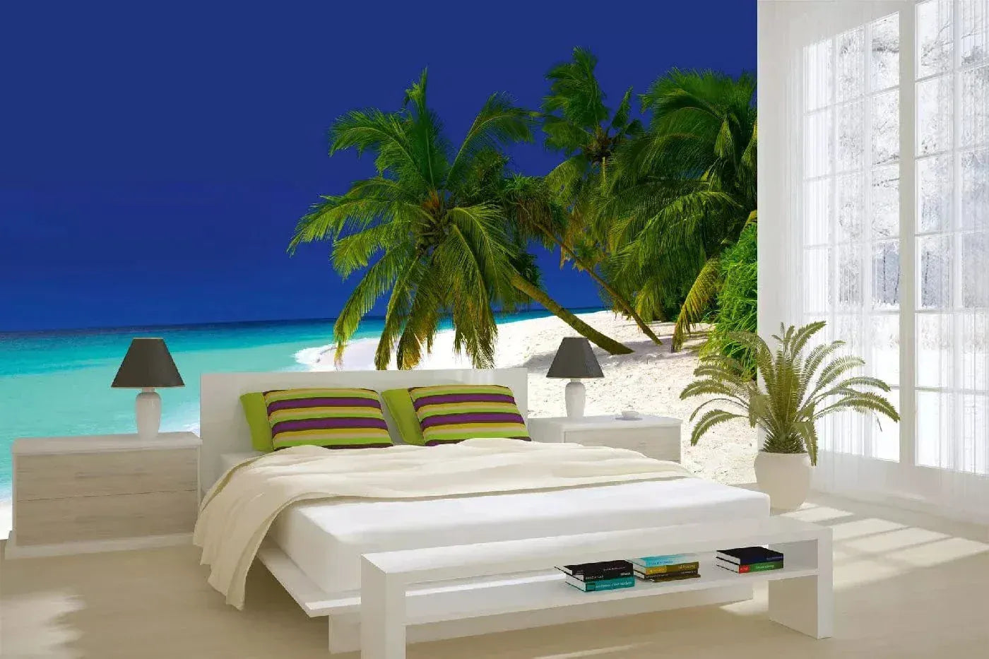 Fototapetes ar tropisko jūru- Baa atols, 375x250 cm D-ART