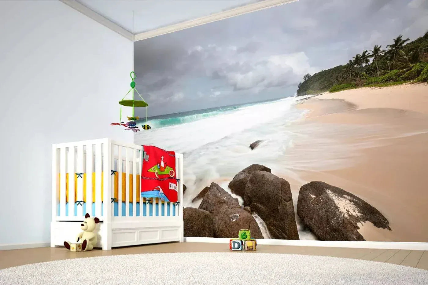 Fototapetes ar tropisko pludmali - Anse Bazarca, N3224, 375x250 cm D-ART