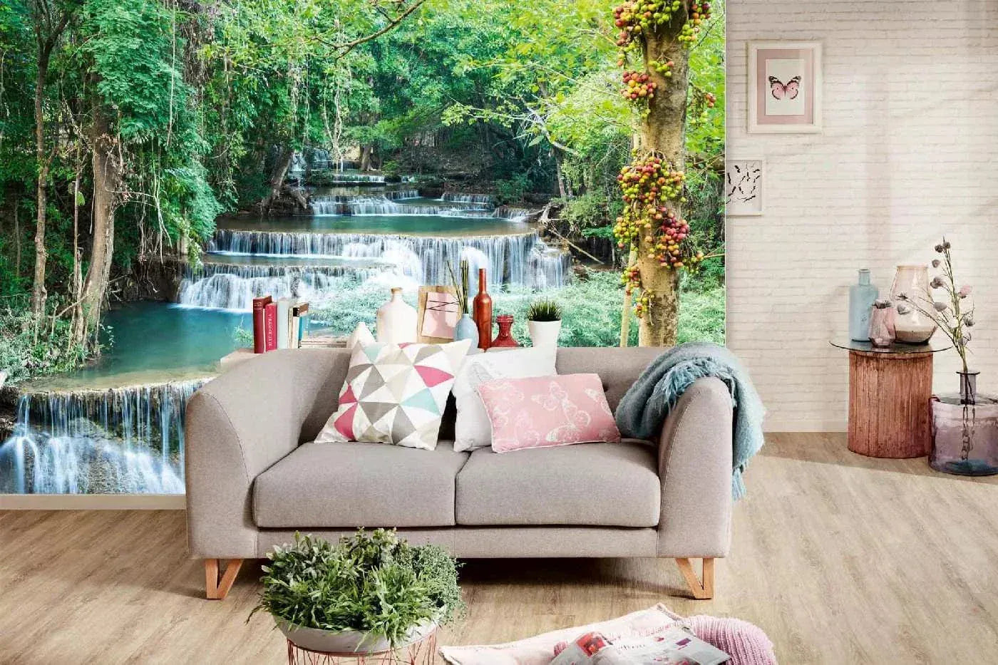 Fototapetes ar ūdenskritumu - Kanchanaburi ūdenskritumi, (375x250 cm) D-ART