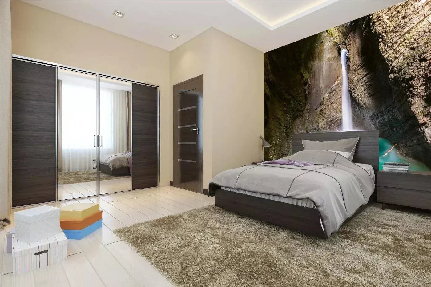 Fototapetes ar ūdenskritumu - Kozjak ūdenskritums, (375x250 cm) D-ART