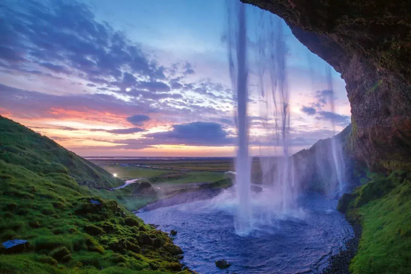 Fototapetes ar ūdenskritumu - Seljalandsfoss, Islande, N3200, 375x250 cm D-ART