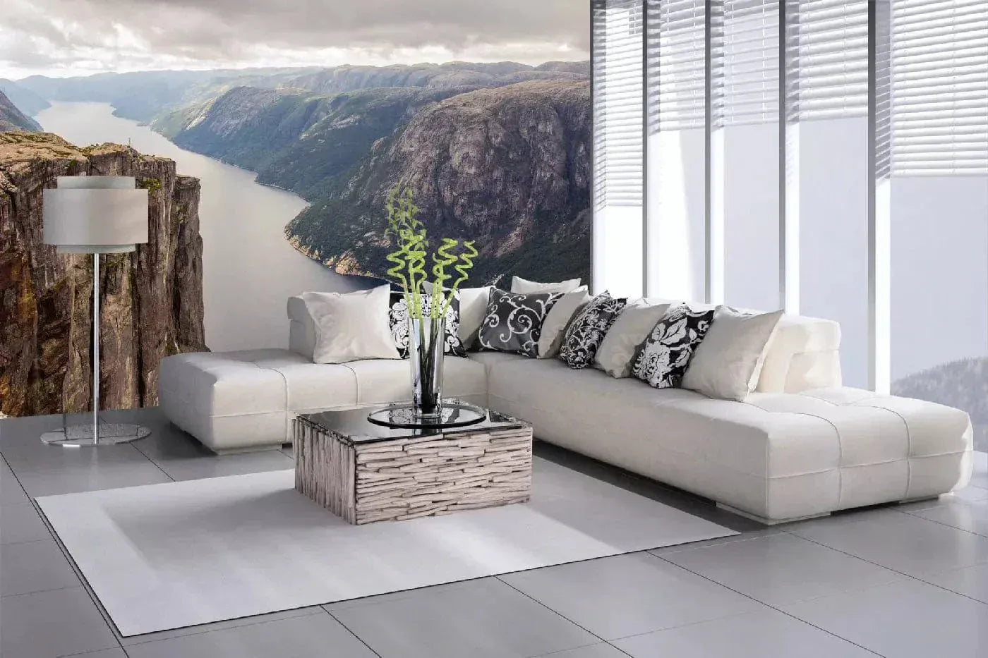 Fototapetes ar ūpi - Lysefjord, Norvēģija, 375x250 cm D-ART