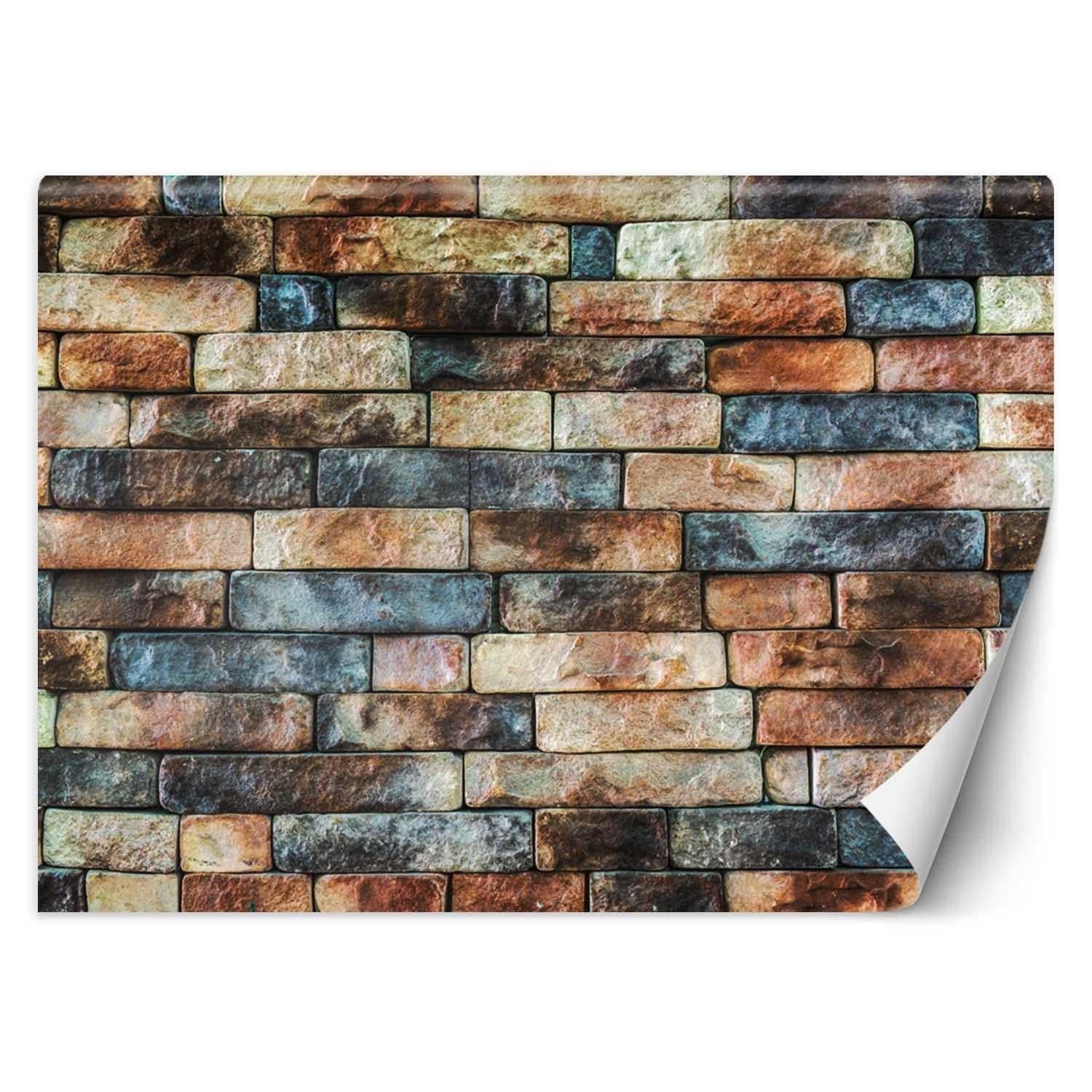 Fototapetes, Krāsaini, ķieģeļi, akmens siena Home Decor