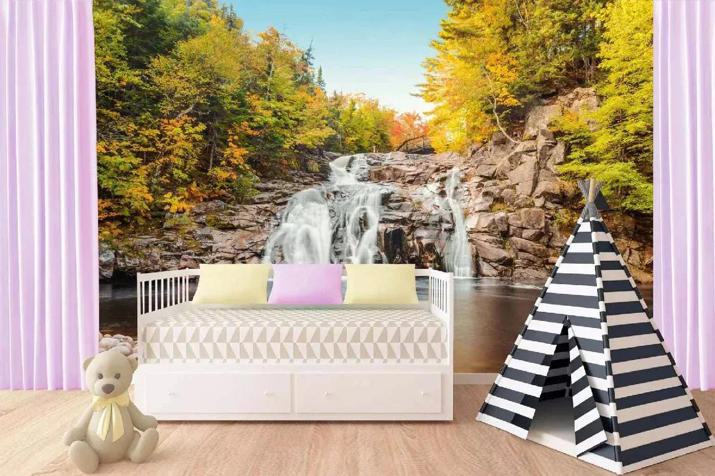 Fototapetes - Mērija Anna Ūdenskritums, Kanāda, N3198, 375x250 cm D-ART