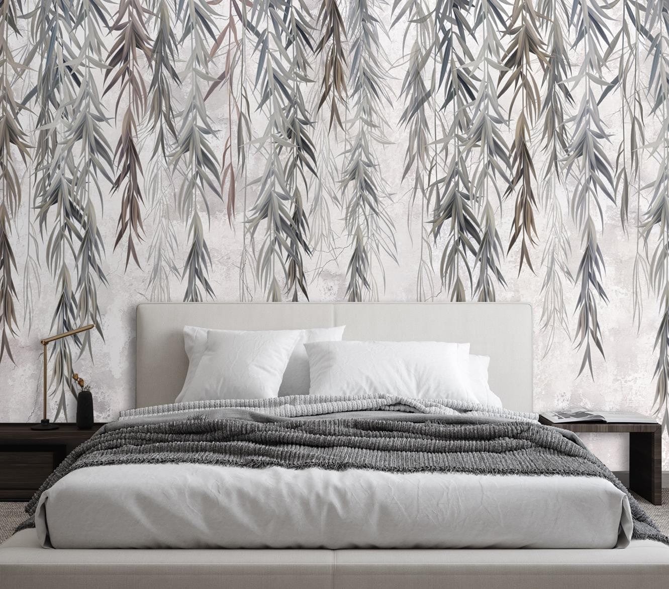 Fototapetes, Piekaramie, Tropu augi pelēkā krāsā Home Decor