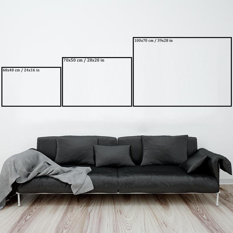 Glezna baltā rāmī - Zen Motif  Home Trends DECO