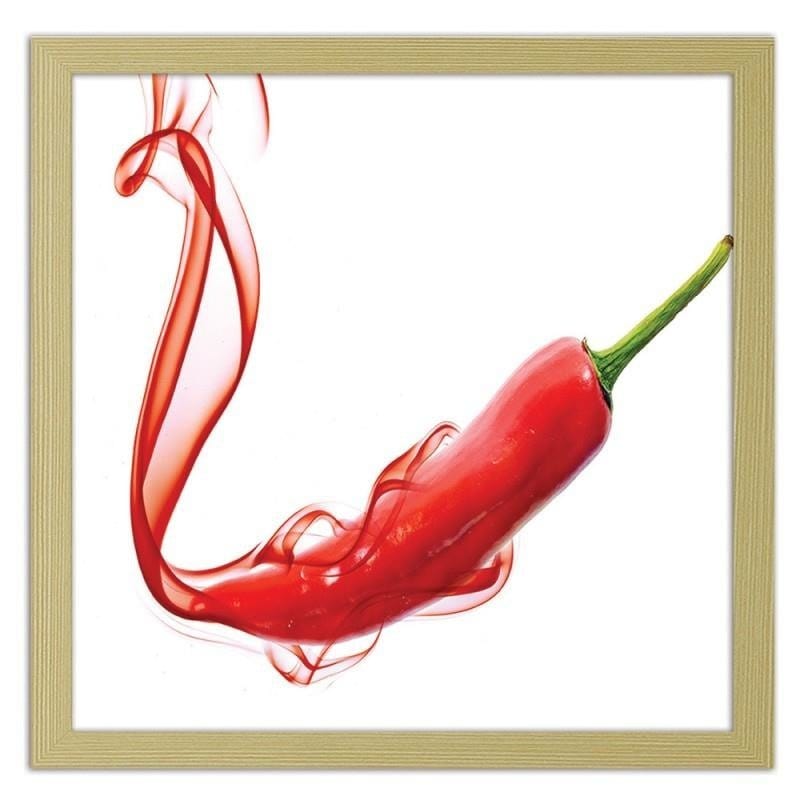 Glezna bēšā rāmī - Abstract chili pepper.  Home Trends DECO