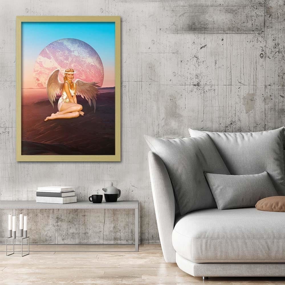 Glezna bēšā rāmī - Angel Women  Home Trends DECO