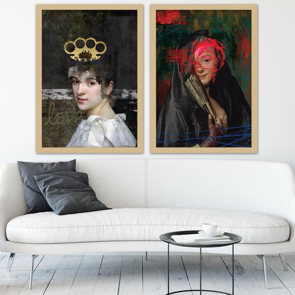 Glezna bēšā rāmī - Artwork  Home Trends DECO