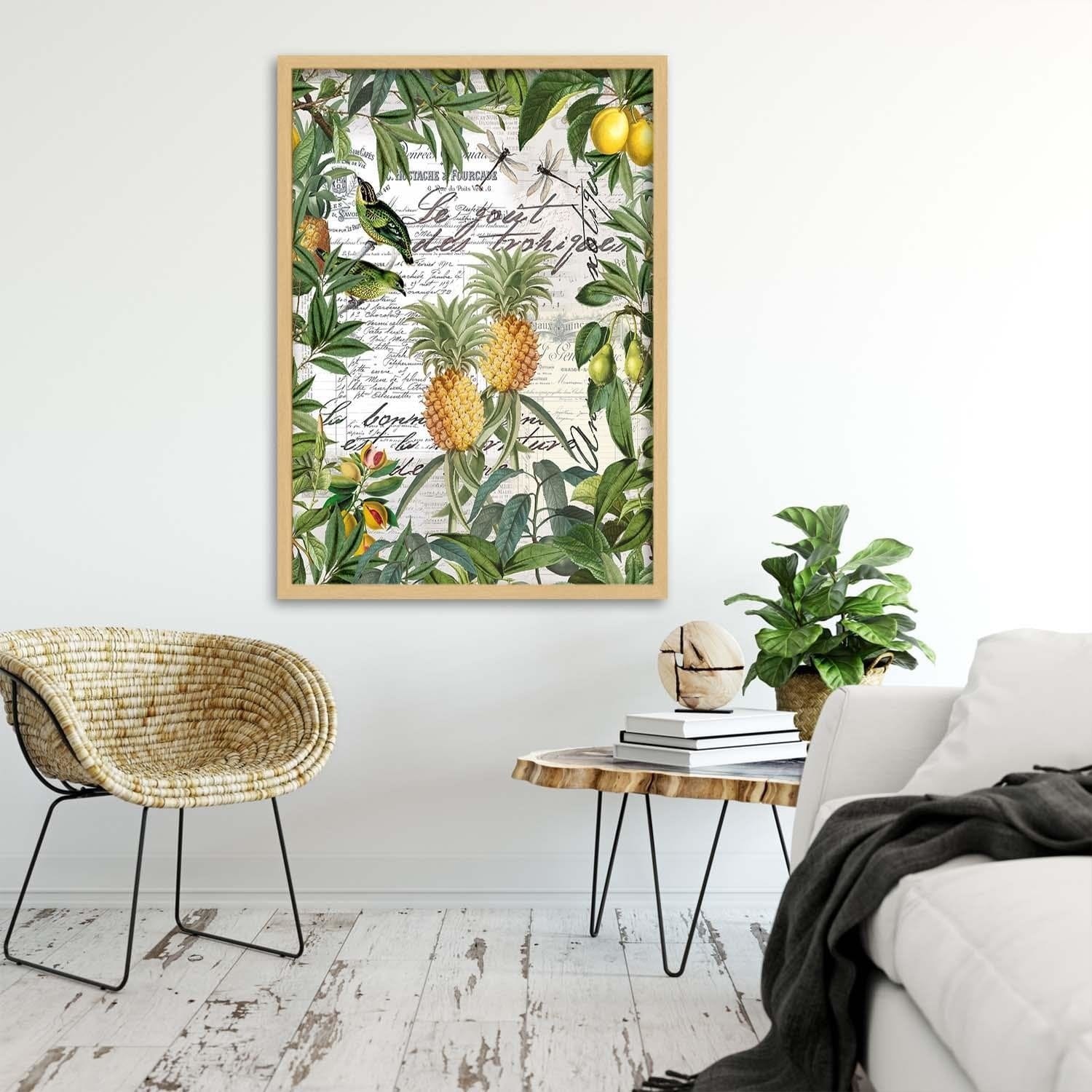Glezna bēšā rāmī - Exoticism  Home Trends DECO