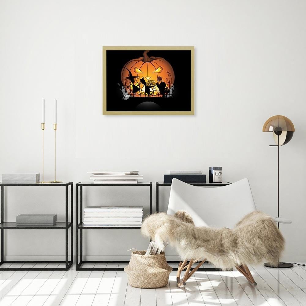 Glezna bēšā rāmī - For Kids Ghosts  Home Trends DECO