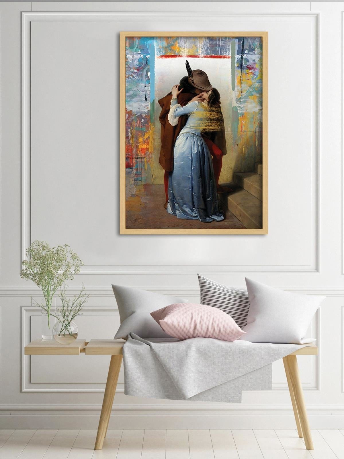 Glezna bēšā rāmī - Funny Art Parody Image  Home Trends DECO