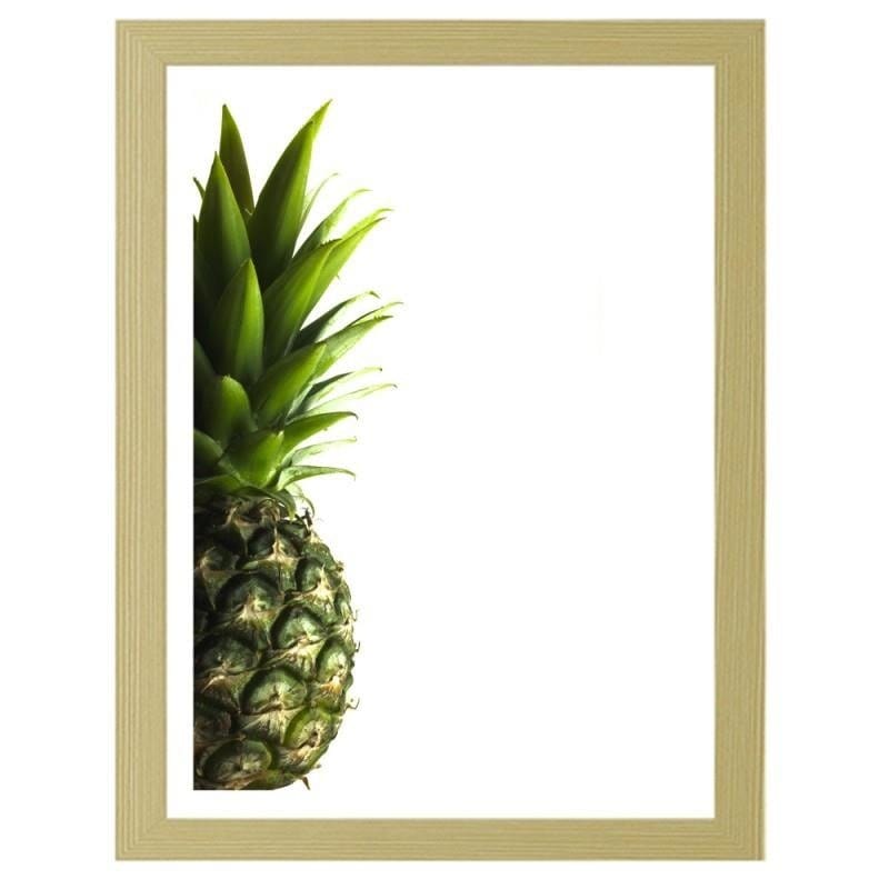 Glezna bēšā rāmī - Green pineapple  Home Trends DECO