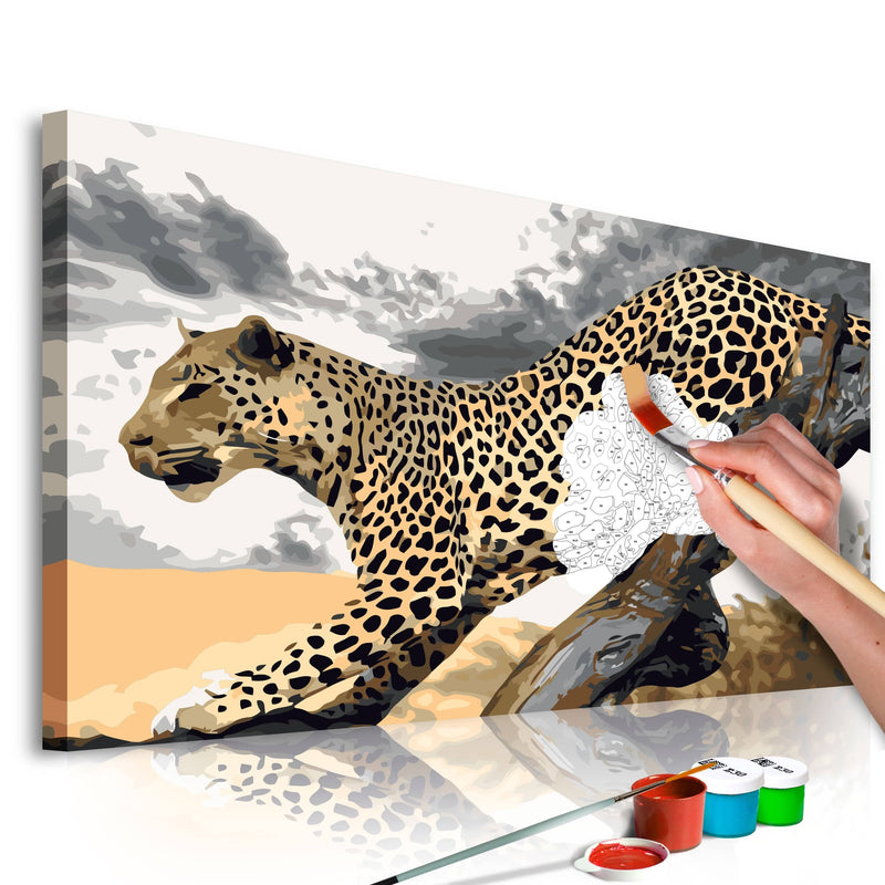 Glezna izkrāso pēc cipariem - Cheetah 60x40 cm Artgeist