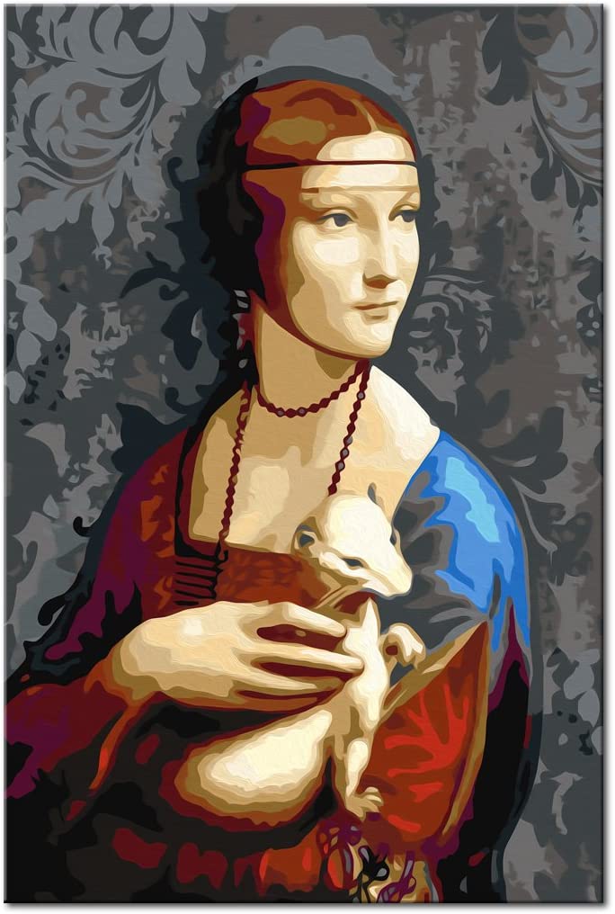 Glezna izkrāso pēc cipariem - Famous Portrait 40x60 cm Artgeist