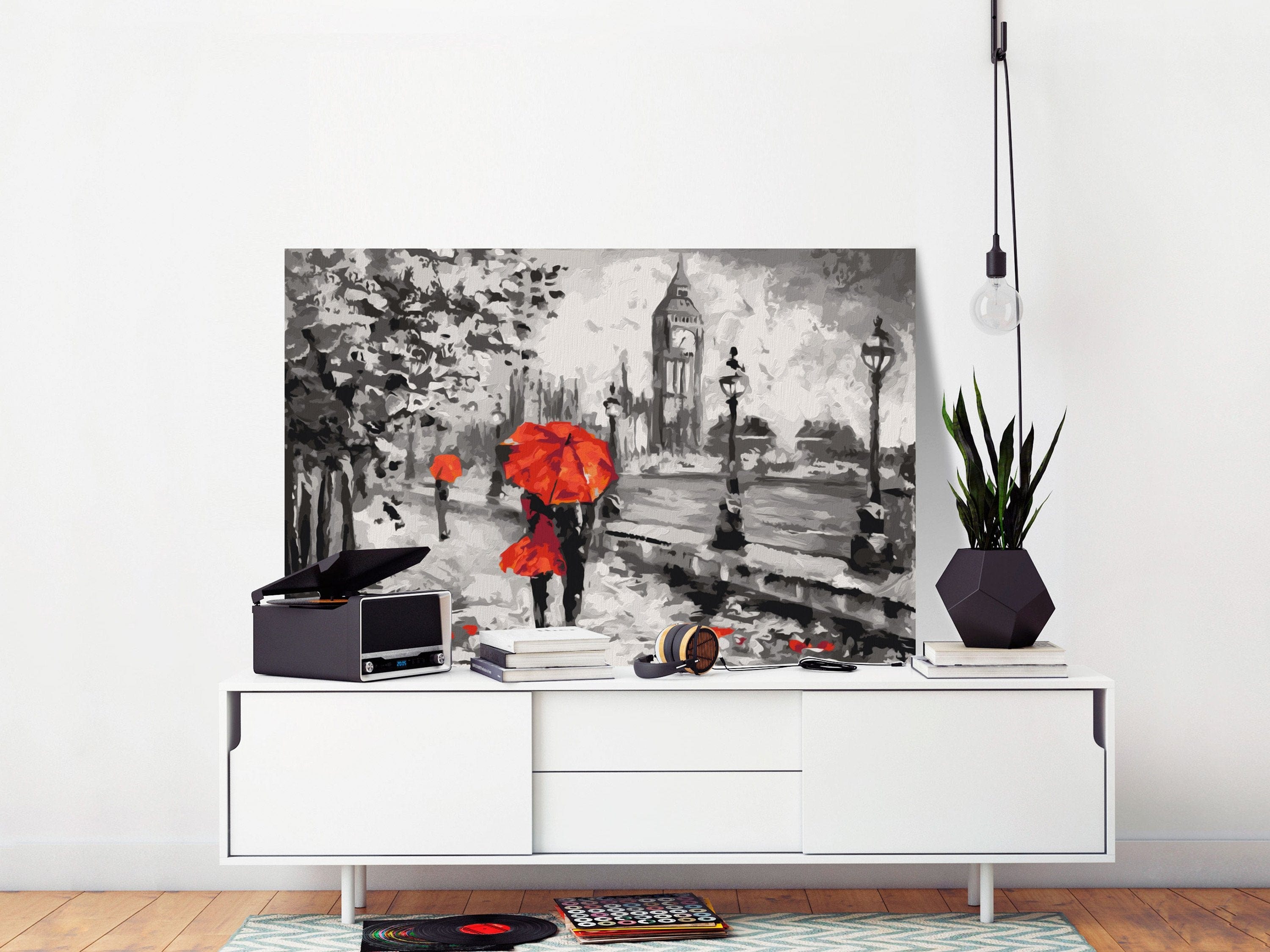 Glezna izkrāso pēc cipariem - From London With Love 60x40 cm Artgeist