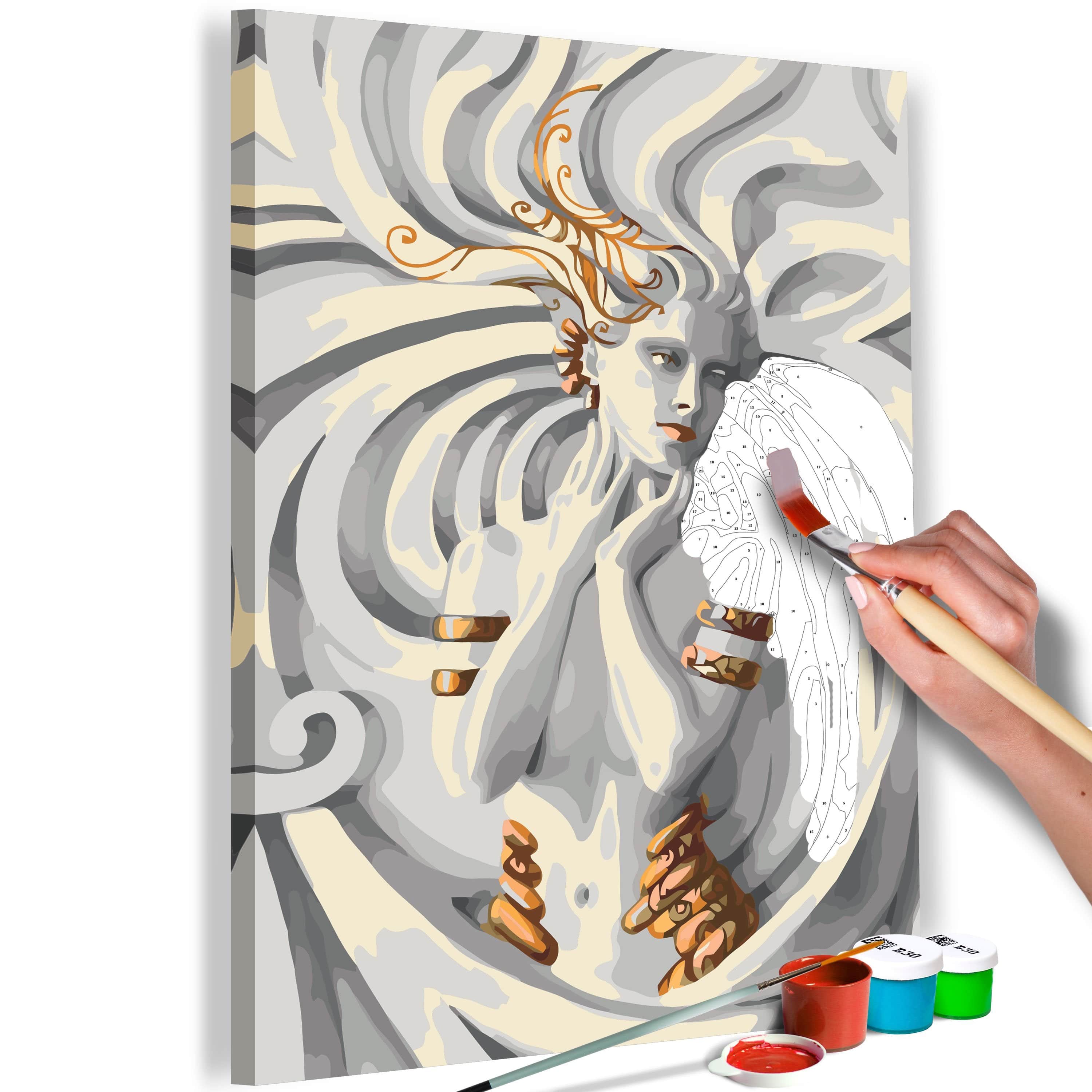 Glezna izkrāso pēc cipariem - Medusa 40x60 cm Artgeist