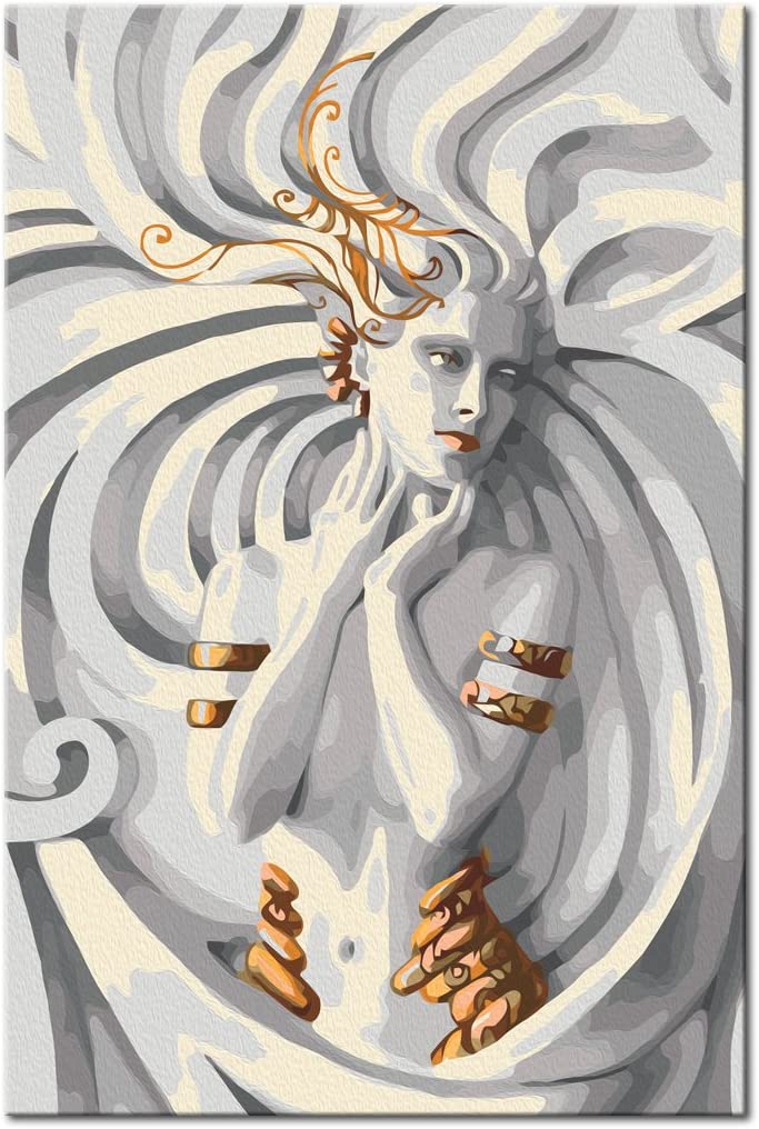 Glezna izkrāso pēc cipariem - Medusa 40x60 cm Artgeist