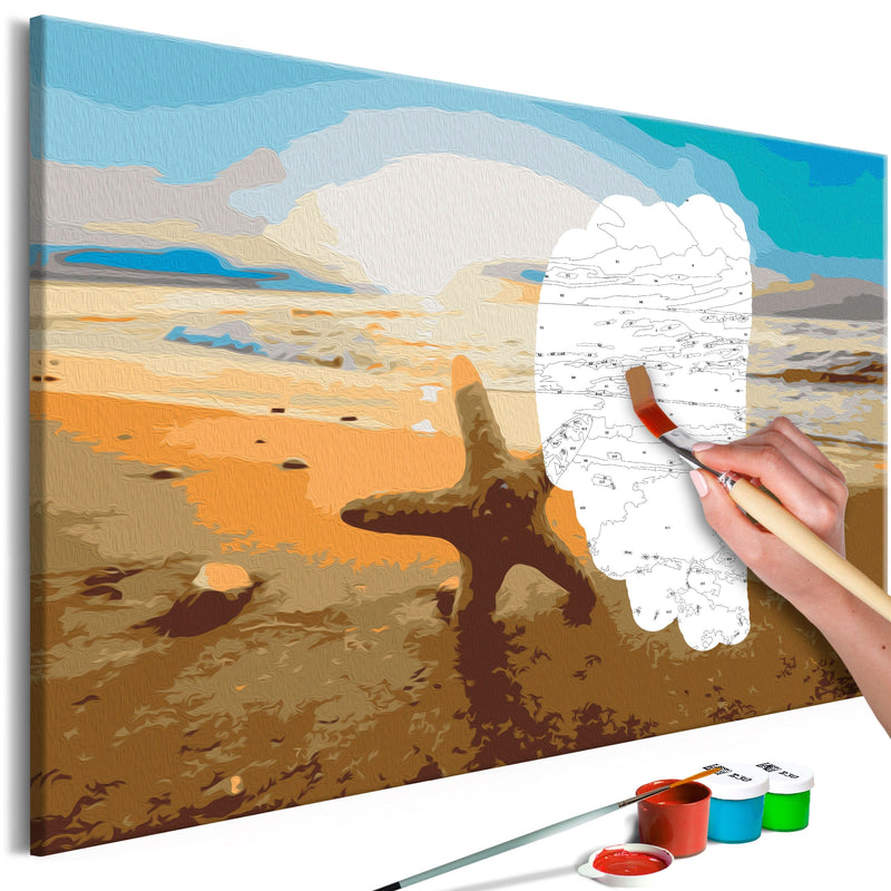 Glezna izkrāso pēc cipariem - Sea Finds 60x40 cm Artgeist