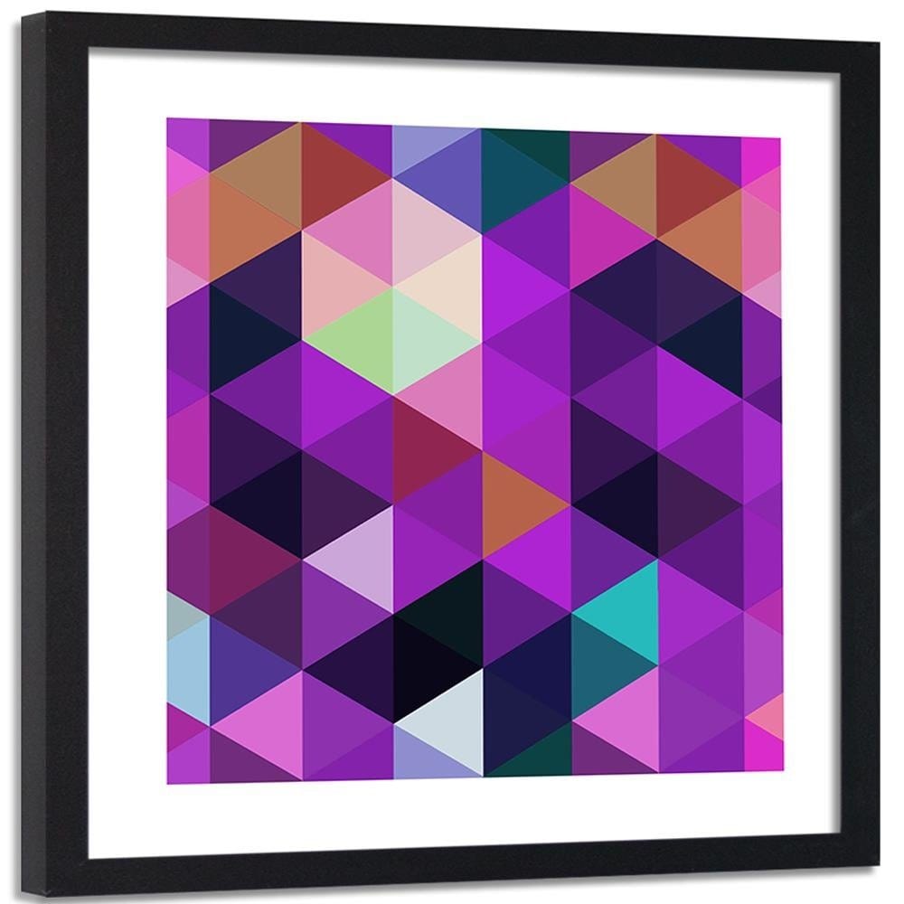 Glezna melnā rāmī - Abstract Design 4  Home Trends