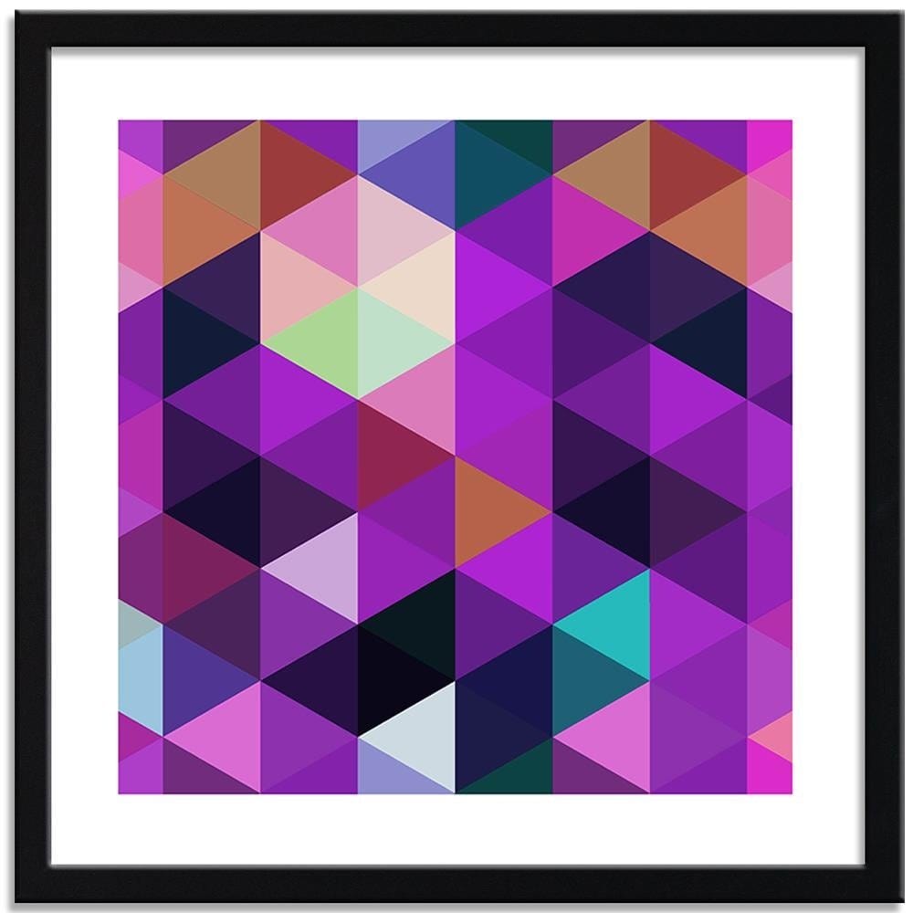 Glezna melnā rāmī - Abstract Design 4  Home Trends