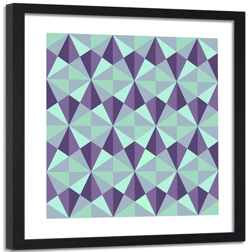 Glezna melnā rāmī - Abstract Forms 3  Home Trends