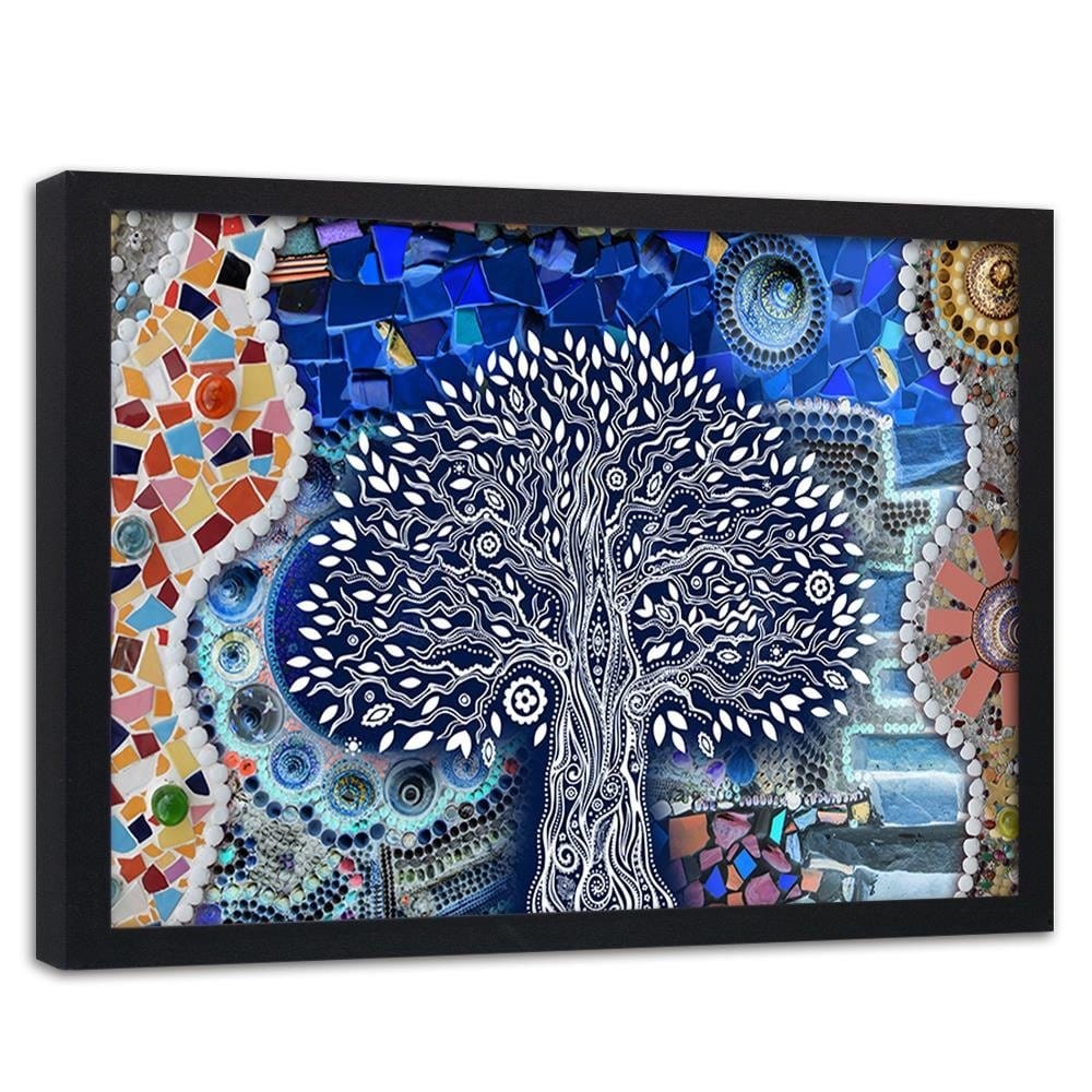 Glezna melnā rāmī - Abstract Tree  Home Trends