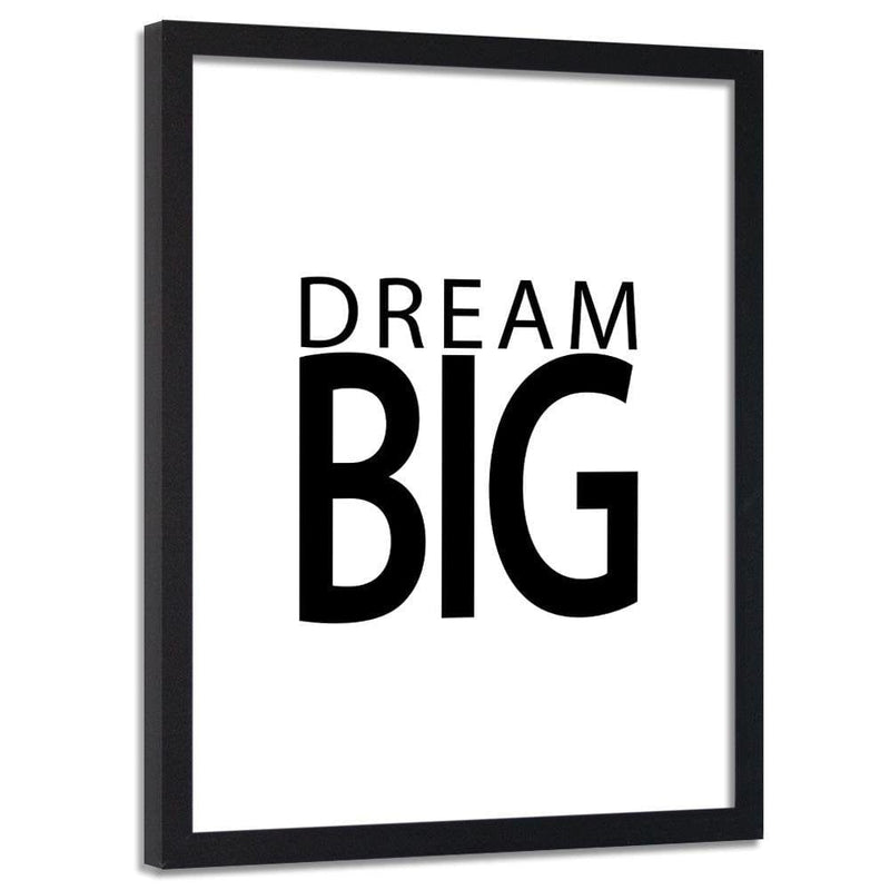 Glezna melnā rāmī - Big Dreams  Home Trends