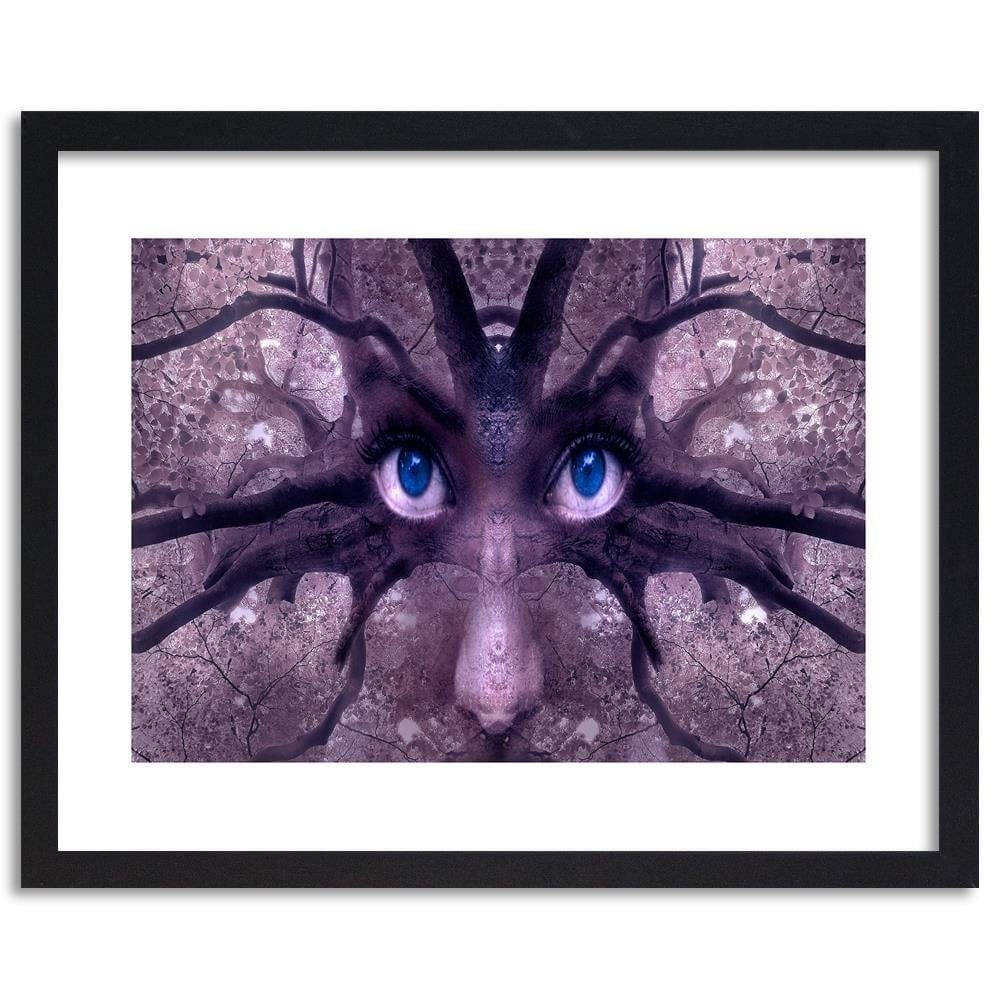 Glezna melnā rāmī - Blue Eyes Fantasy  Home Trends