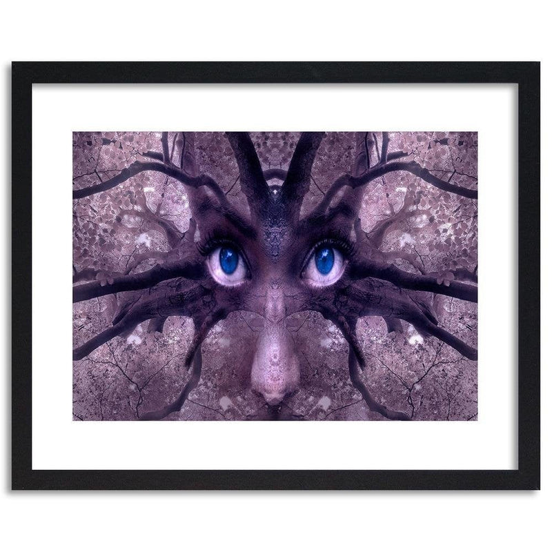 Glezna melnā rāmī - Blue Eyes Fantasy  Home Trends