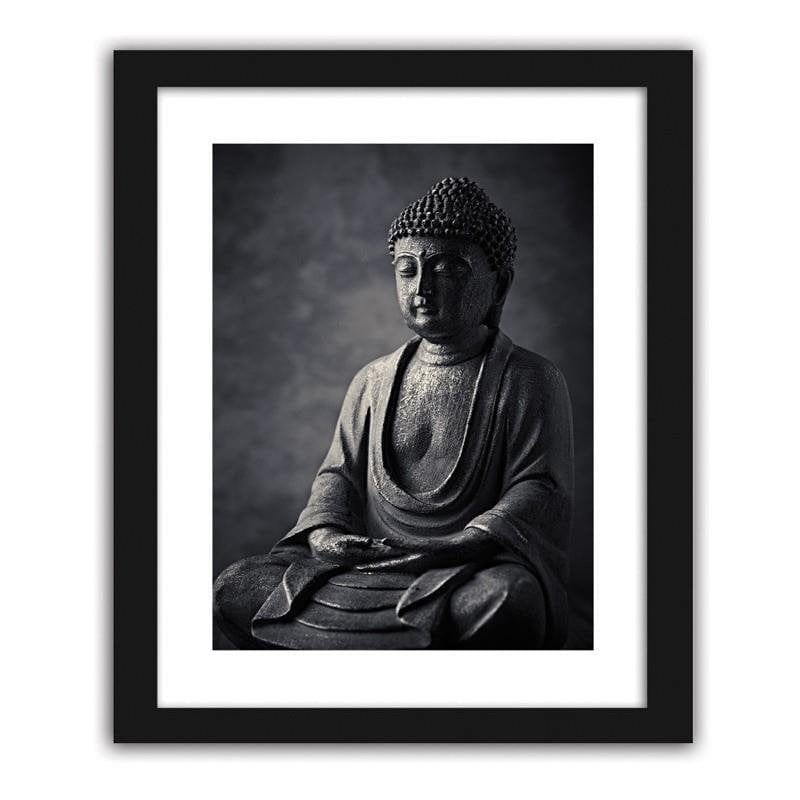 Glezna melnā rāmī - Buddha 3  Home Trends
